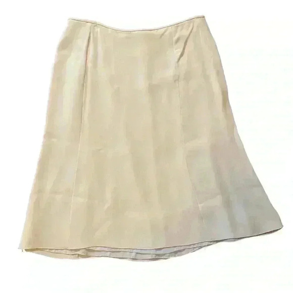 Armani Collection Women's Midi Skirt Light Sky Blue Made in Italy Size 10 - Picture 4 of 13